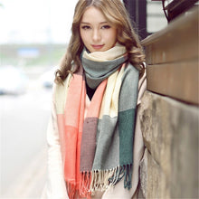 Load image into Gallery viewer, 2019 Plaid Winter Scarf Women neck head Scarves Fashion Casual Scarfs Cashmere ladies shawls and wraps Bufandas Hombre