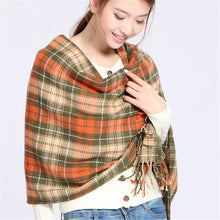 Load image into Gallery viewer, 2019 Plaid Winter Scarf Women neck head Scarves Fashion Casual Scarfs Cashmere ladies shawls and wraps Bufandas Hombre